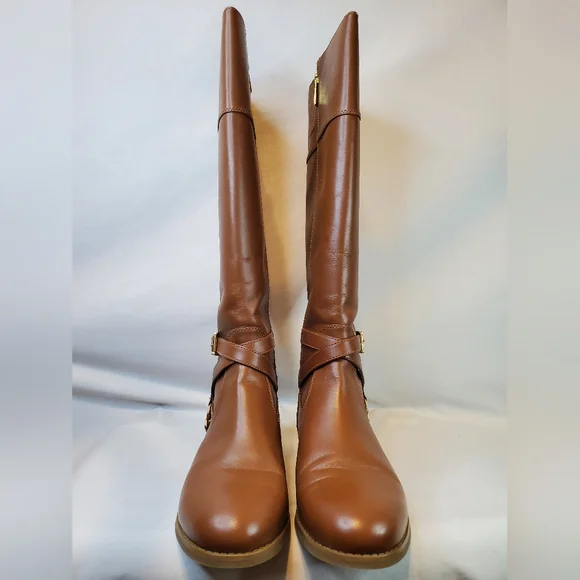 Michael Kors Tan Over the Knee Boots - Picture 2 of 9